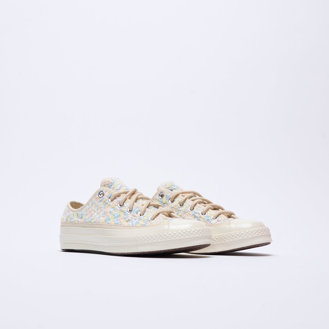 Converse - Chuck 70 OX "Crochet pack" (Egret/Black/Multi)