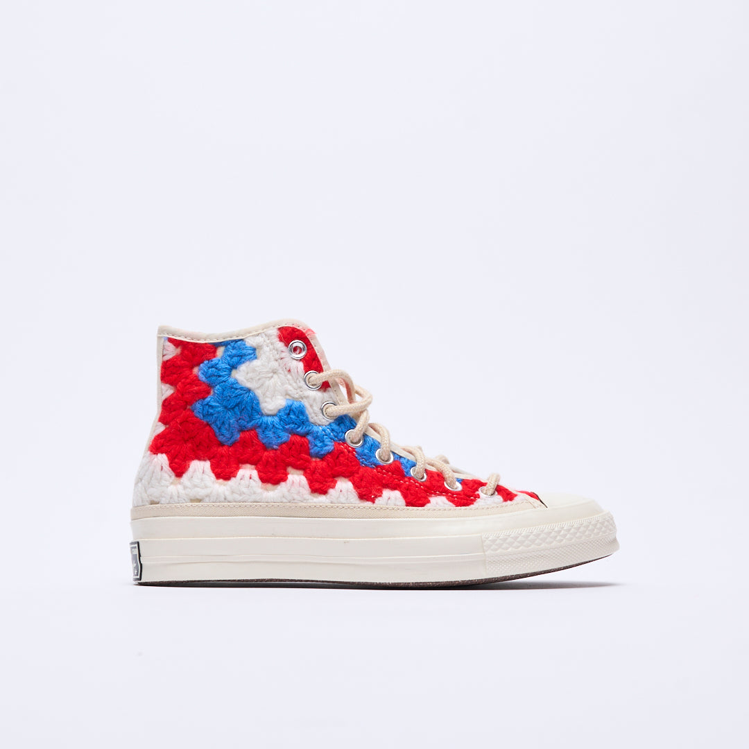 Converse - Chuck 70 Hi "Crochet pack" (Egret/Black/Multi)