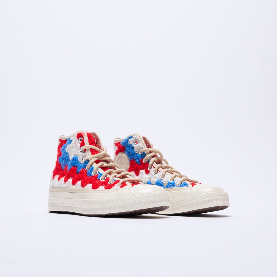 Converse - Chuck 70 Hi "Crochet pack" (Egret/Black/Multi)
