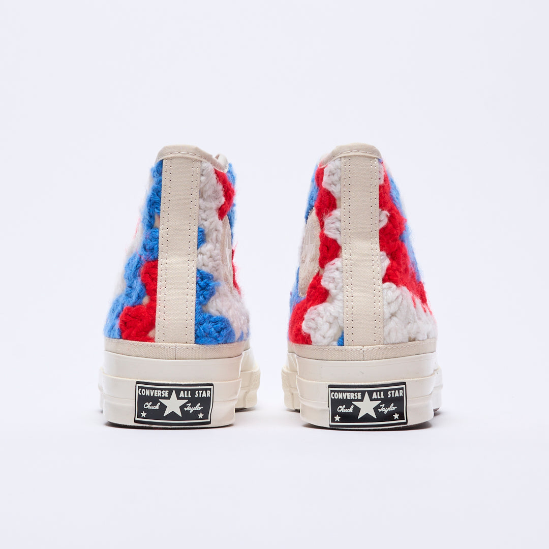 Converse - Chuck 70 Hi "Crochet pack" (Egret/Black/Multi)