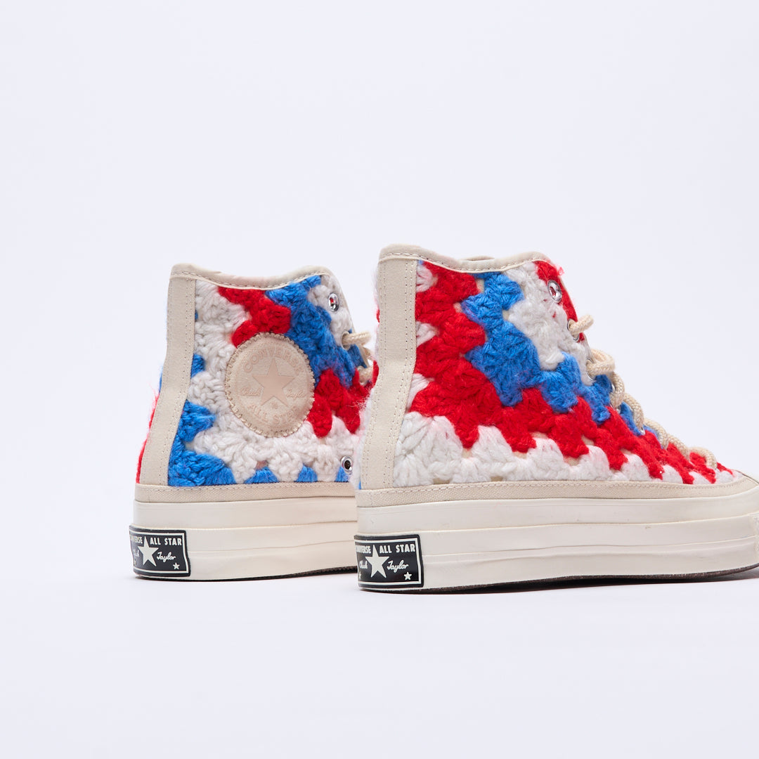 Converse - Chuck 70 Hi "Crochet pack" (Egret/Black/Multi)