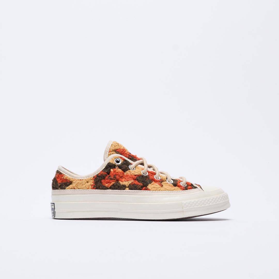 Converse - Chuck 70 OX "Crochet pack" (Egret/Black/Multi)