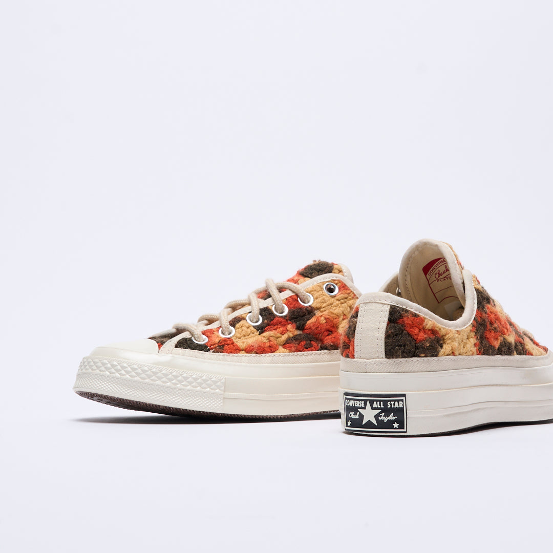 Converse - Chuck 70 OX "Crochet pack" (Egret/Black/Multi)