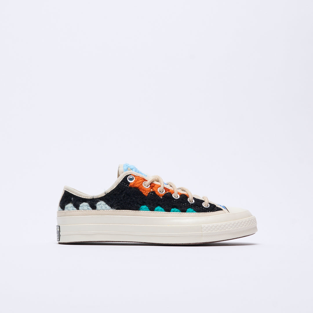Converse - Chuck 70 OX "Crochet pack" (Egret/Black/Multi)