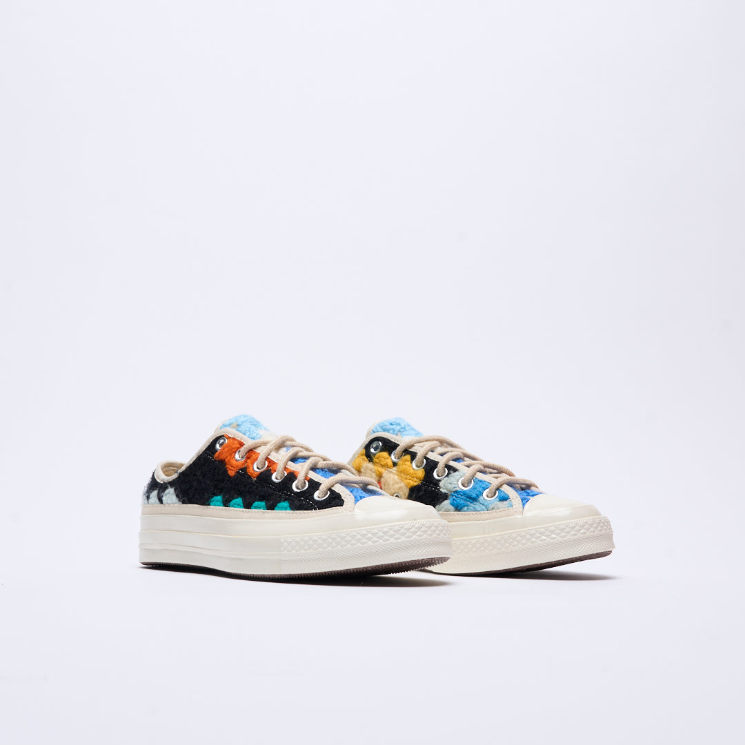 Converse - Chuck 70 OX "Crochet pack" (Egret/Black/Multi)