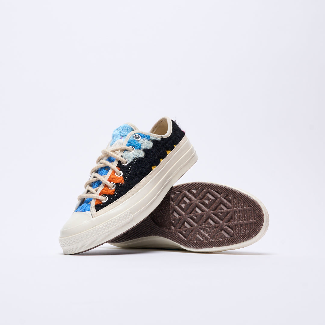 Converse - Chuck 70 OX "Crochet pack" (Egret/Black/Multi)
