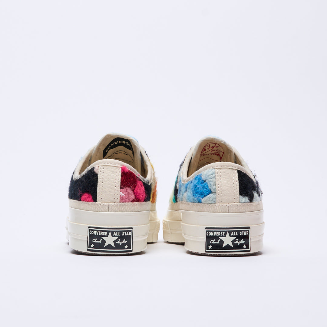 Converse - Chuck 70 OX "Crochet pack" (Egret/Black/Multi)