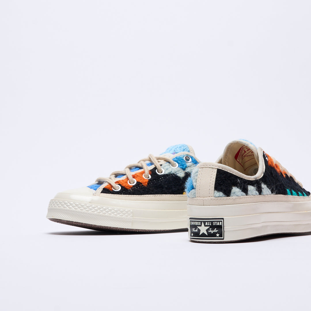 Converse - Chuck 70 OX "Crochet pack" (Egret/Black/Multi)