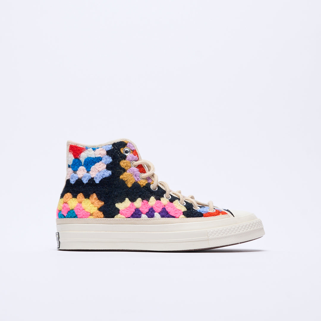 Converse - Chuck 70 Hi "Crochet pack" (Egret/Black/Multi)