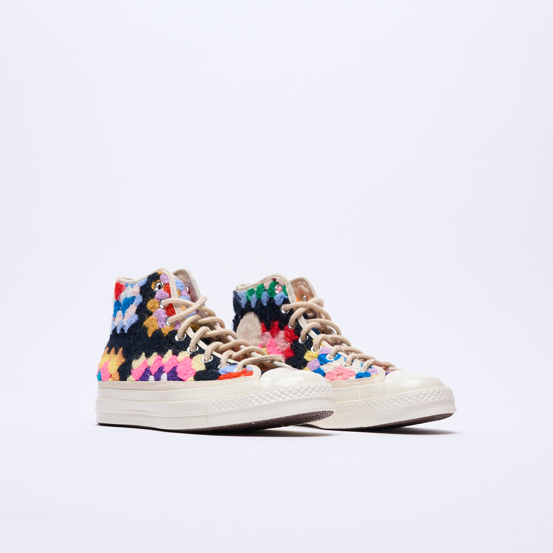 Converse - Chuck 70 Hi "Crochet pack" (Egret/Black/Multi)