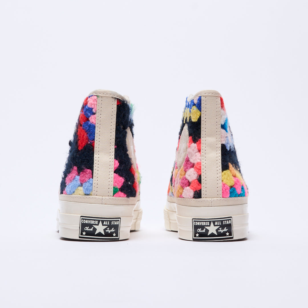 Converse - Chuck 70 Hi "Crochet pack" (Egret/Black/Multi)