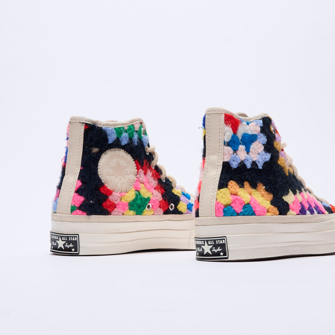 Converse - Chuck 70 Hi "Crochet pack" (Egret/Black/Multi)