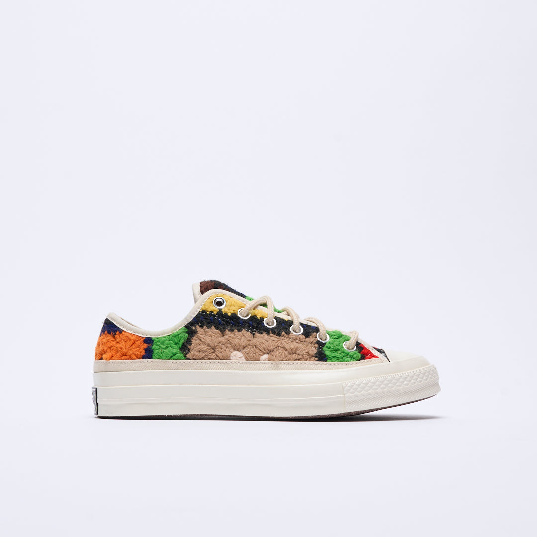 Converse - Chuck 70 OX "Crochet pack" (Egret/Black/Multi)