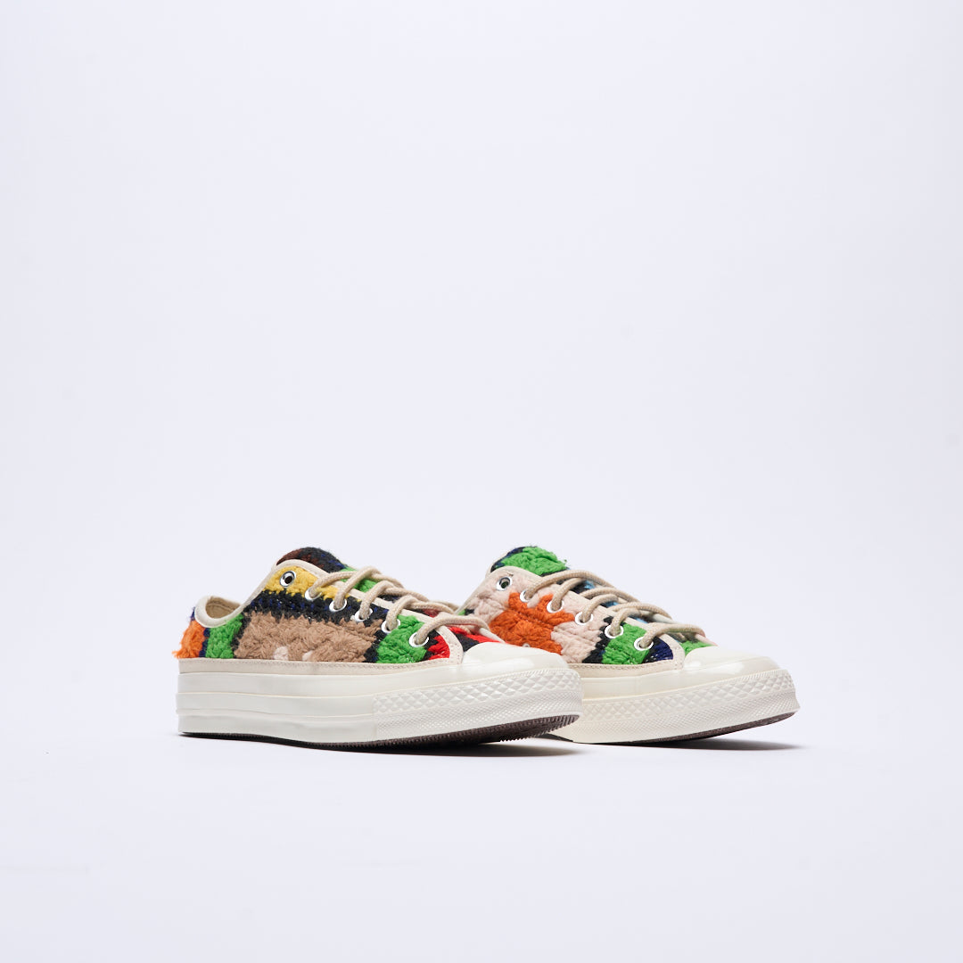 Converse - Chuck 70 OX "Crochet pack" (Egret/Black/Multi)