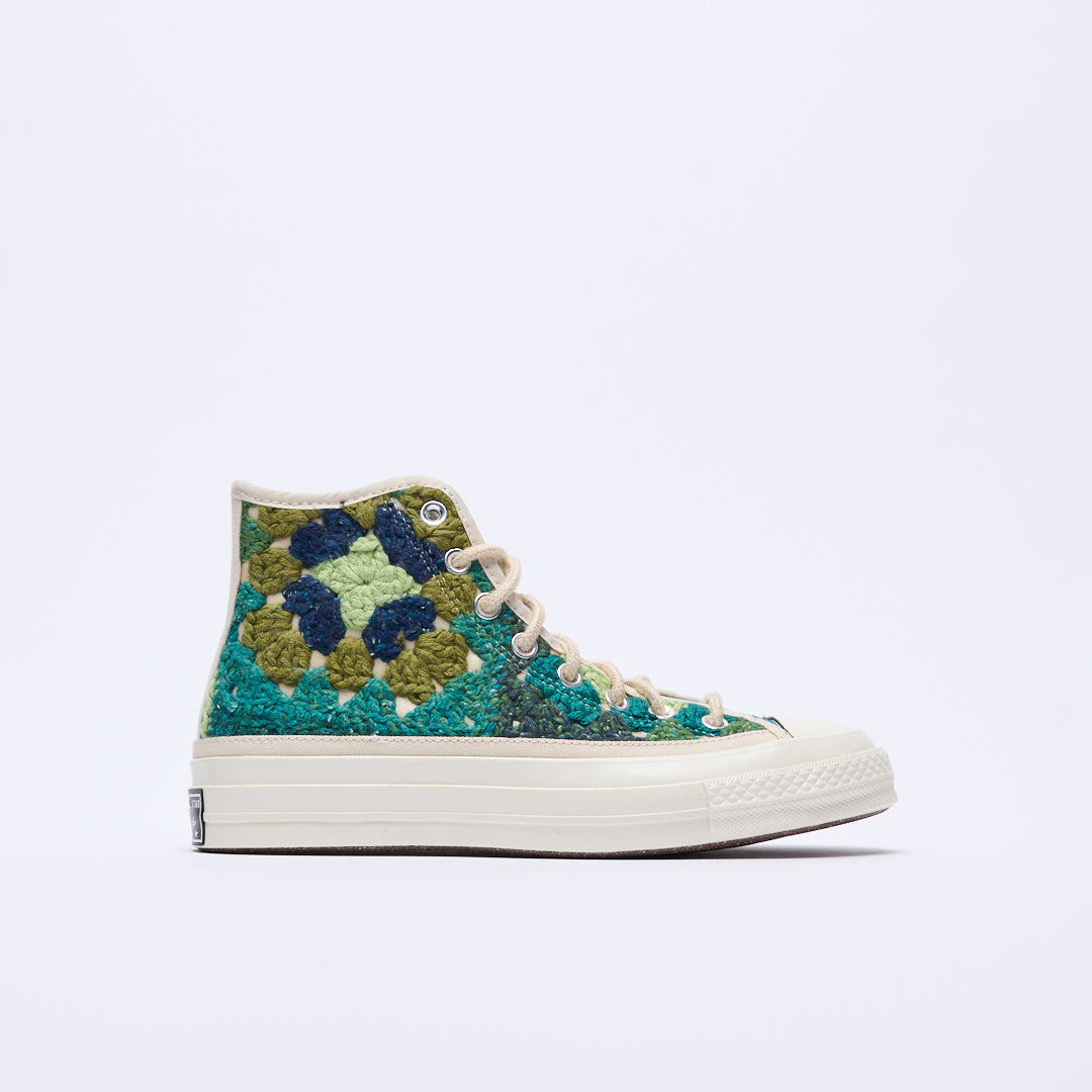 Converse - Chuck 70 Hi "Crochet pack" (Egret/Black/Multi)