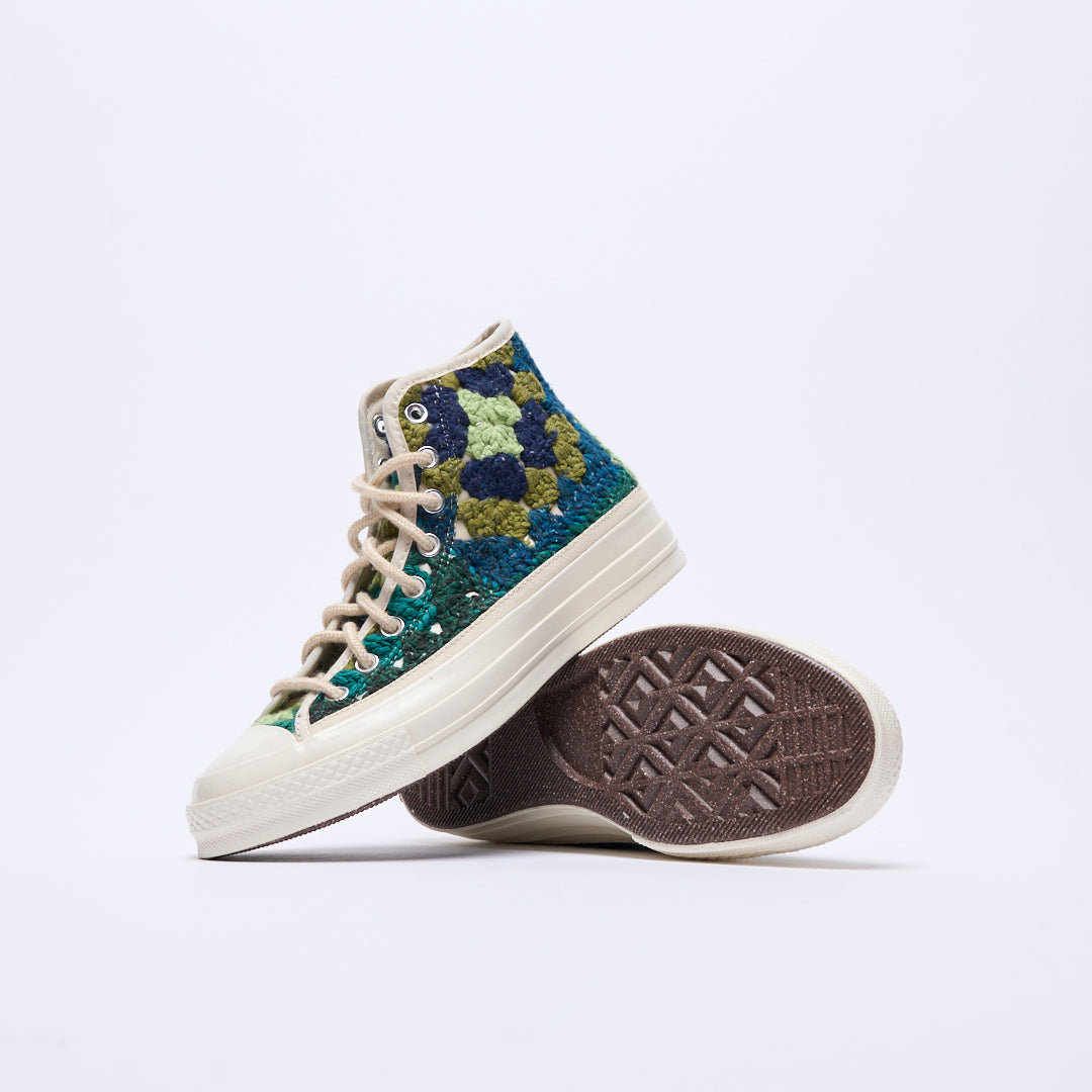 Converse - Chuck 70 Hi "Crochet pack" (Egret/Black/Multi)