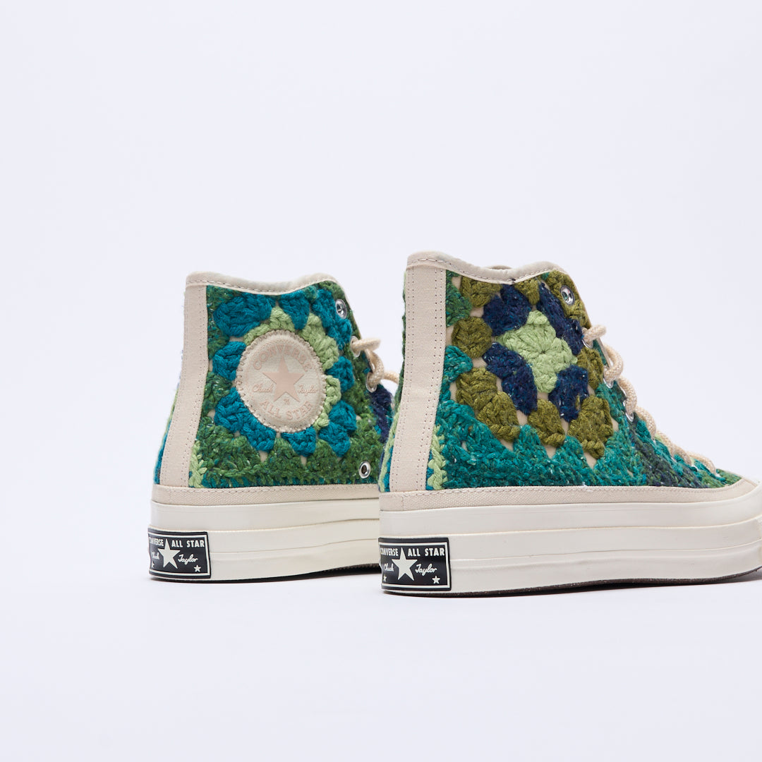 Converse - Chuck 70 Hi "Crochet pack" (Egret/Black/Multi)