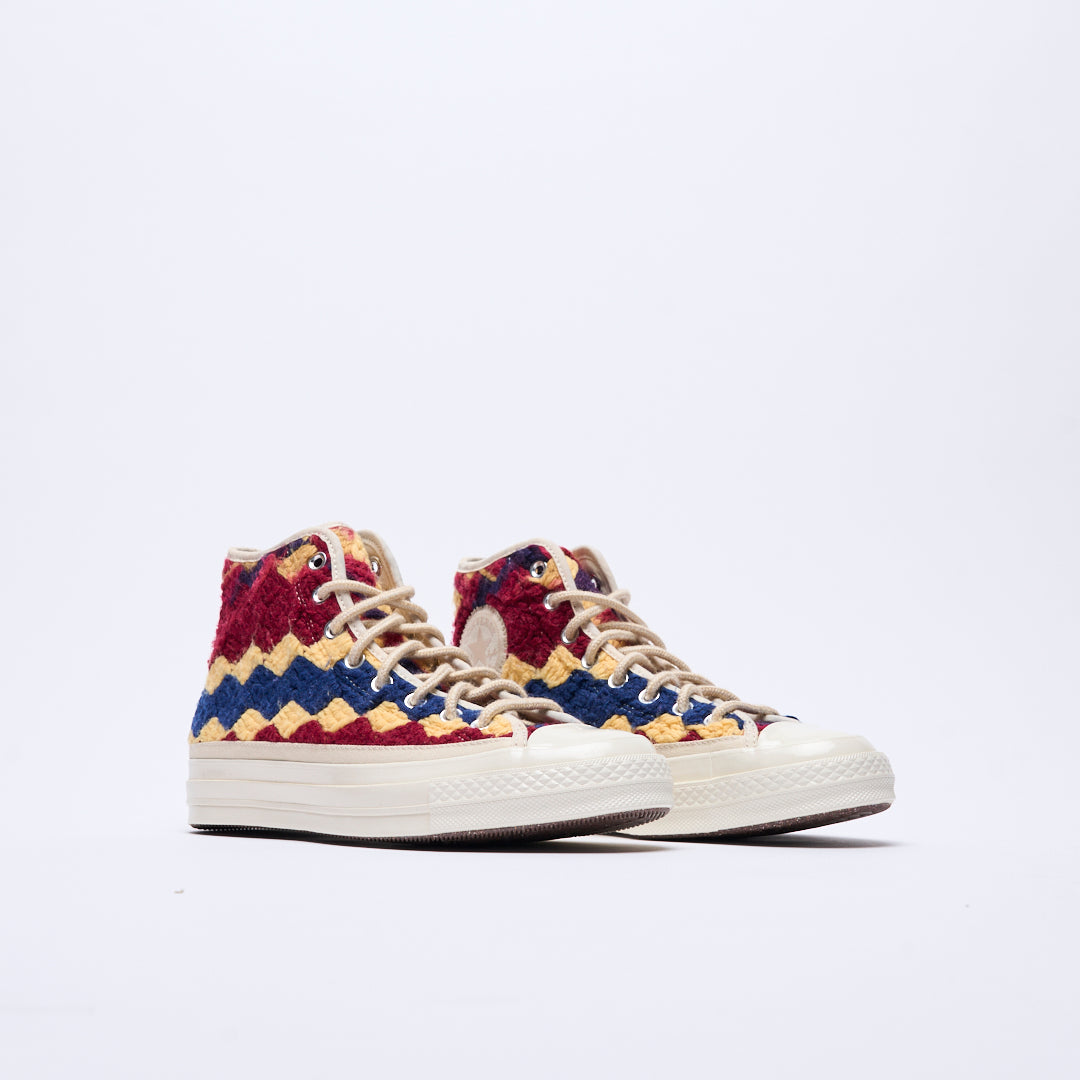 Converse - Chuck 70 Hi "Crochet pack" (Egret/Black/Multi)