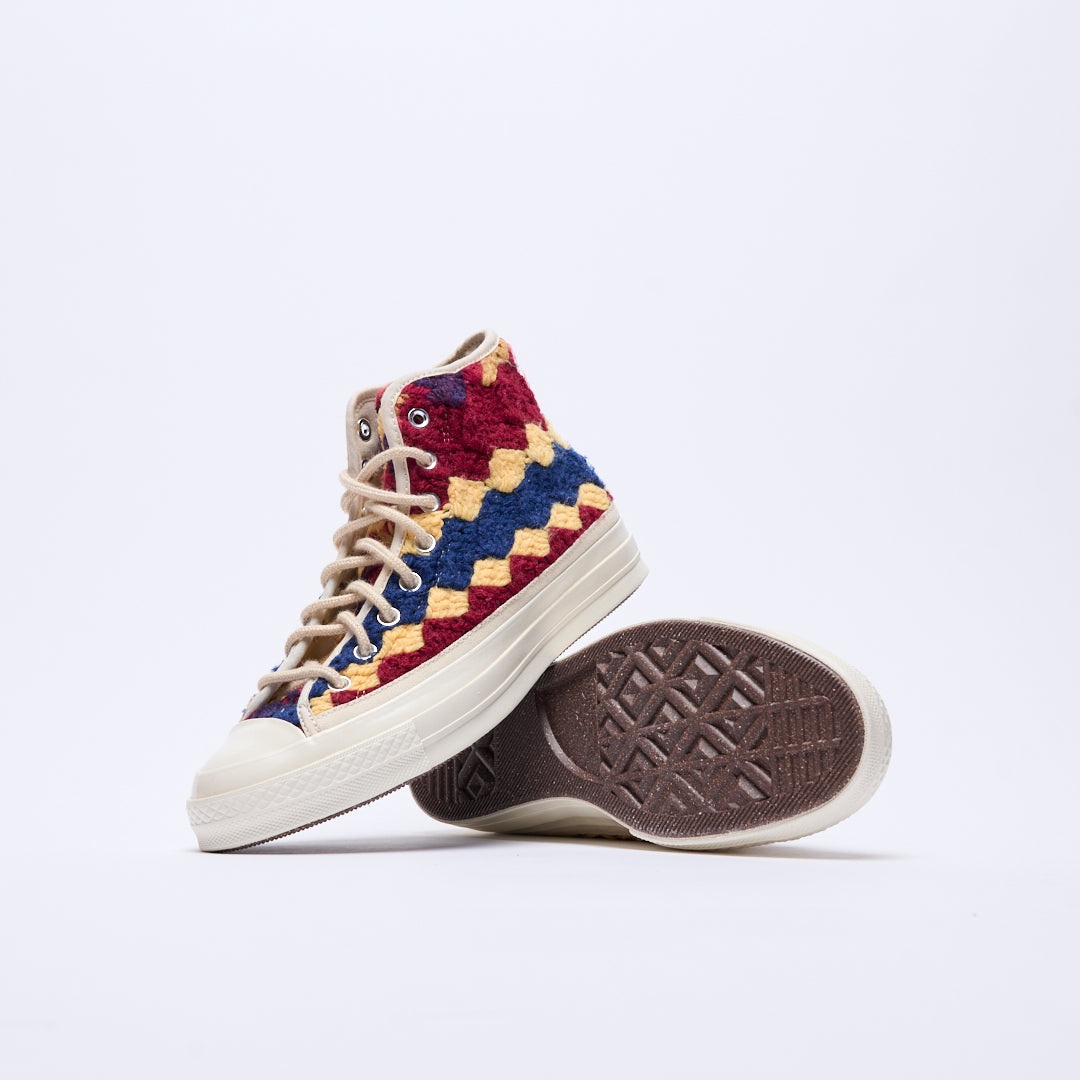 Converse - Chuck 70 Hi "Crochet pack" (Egret/Black/Multi)