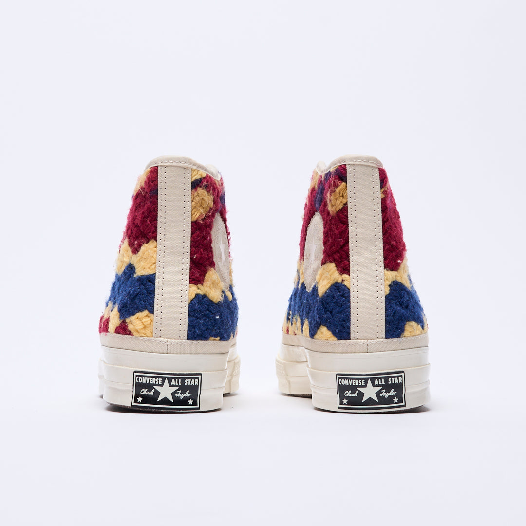 Converse - Chuck 70 Hi "Crochet pack" (Egret/Black/Multi)