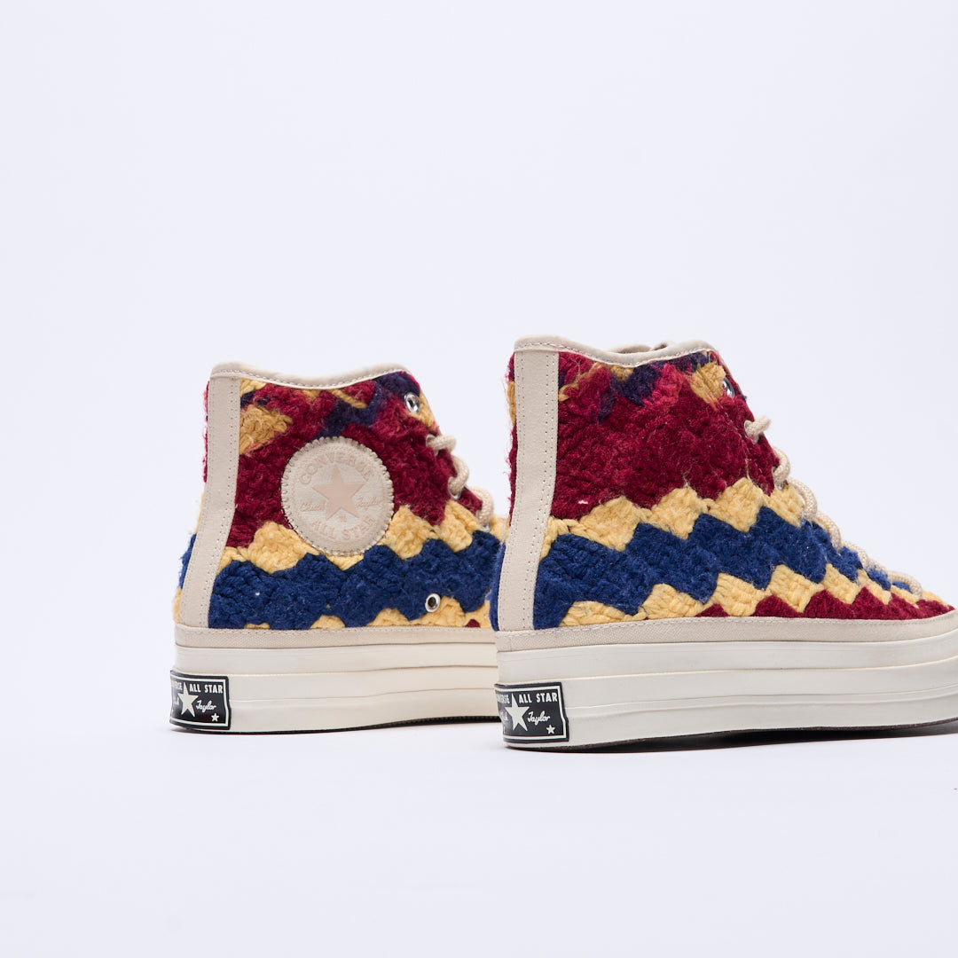 Converse - Chuck 70 Hi "Crochet pack" (Egret/Black/Multi)