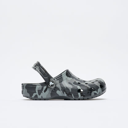 Crocs - Classic Printed Camo Clog (Slate Grey/Multi)