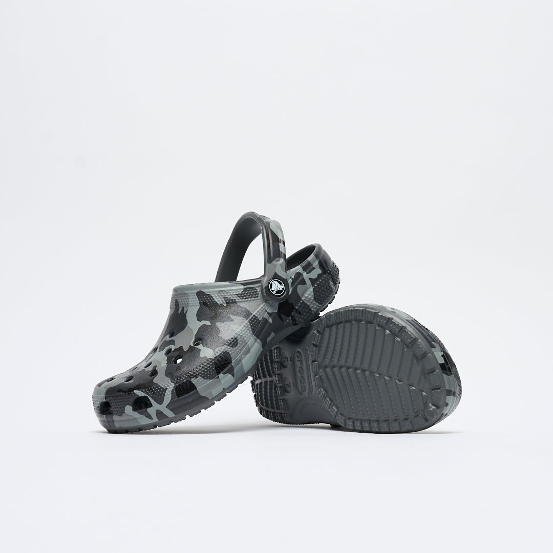 Crocs - Classic Printed Camo Clog (Slate Grey/Multi)