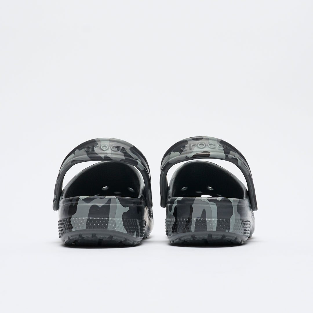 Crocs - Classic Printed Camo Clog (Slate Grey/Multi)