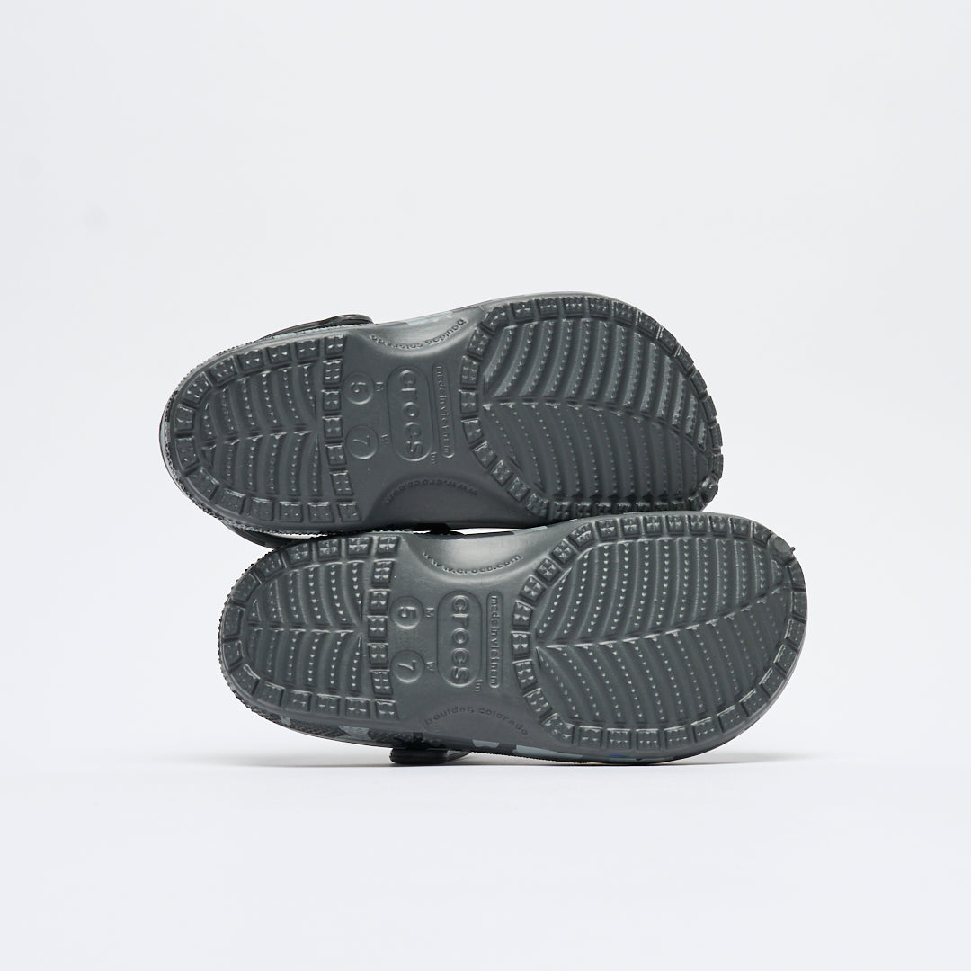 Crocs - Classic Printed Camo Clog (Slate Grey/Multi)