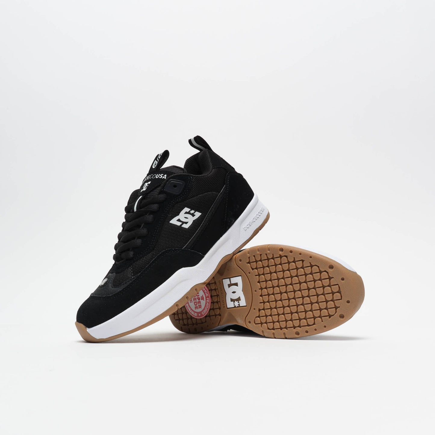 Chaussures de skate - DC SHOES - JS2 (Black/White/Gum)