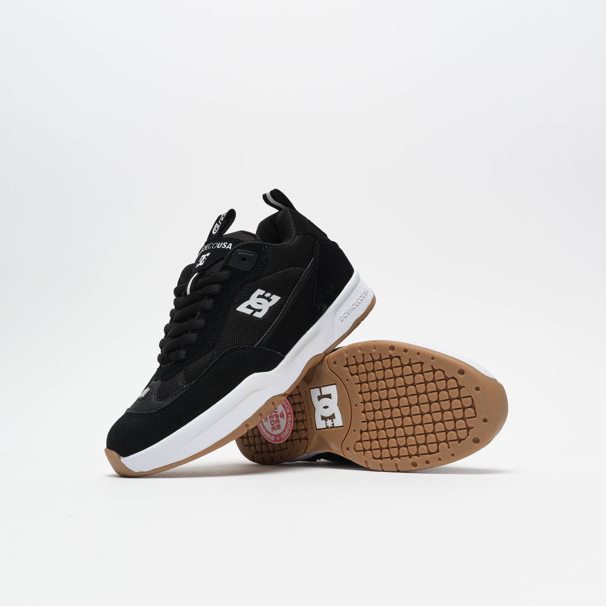 Chaussures de skate - DC SHOES - JS2 (Black/White/Gum)