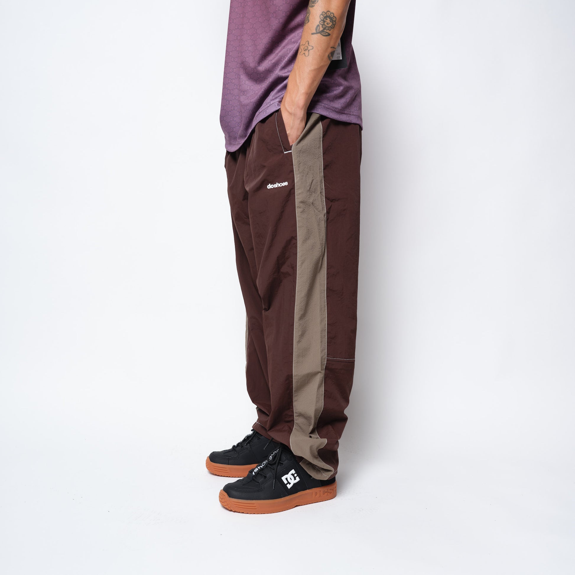 DC Shoes Flow Track Pants Brown