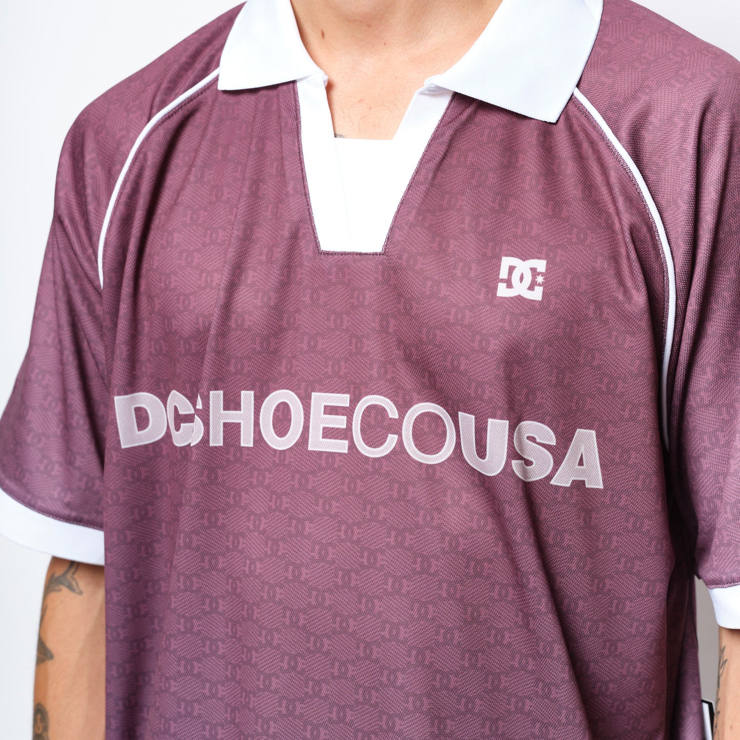 DC Shoes Soccer Jersey Top Rose