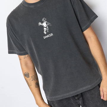 Dancer - OG Logo Tee (Black/White Stitch)