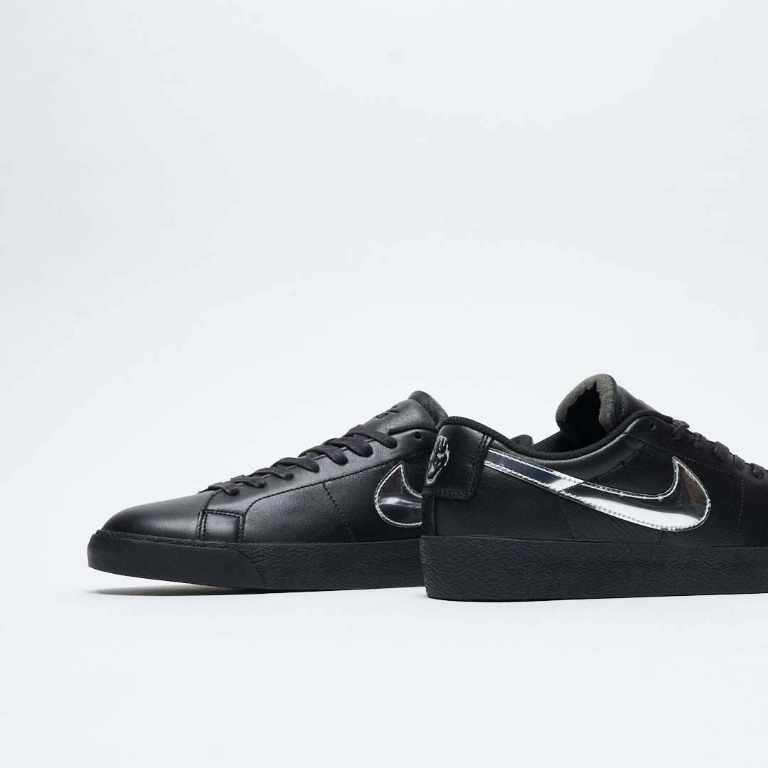 Dancer Skateboards x Nike SB - Zoom Blazer Low (Black/Metallic Silver) QS