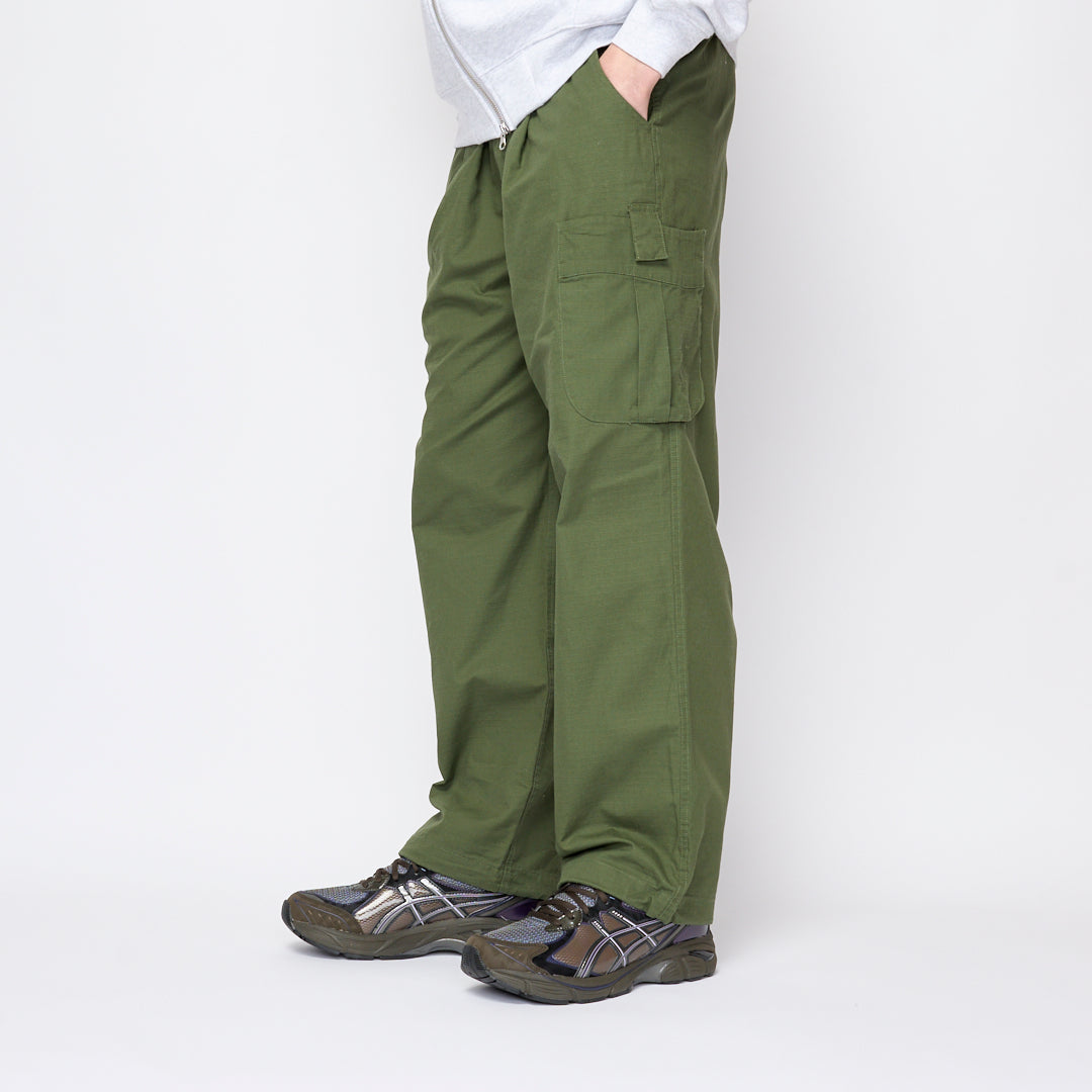 Dime - Cargo Baggy Utility Pants (Green Military)