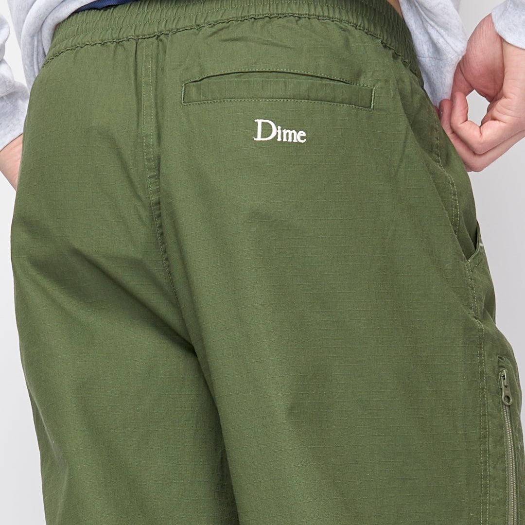 Dime - Cargo Baggy Utility Pants (Green Military)