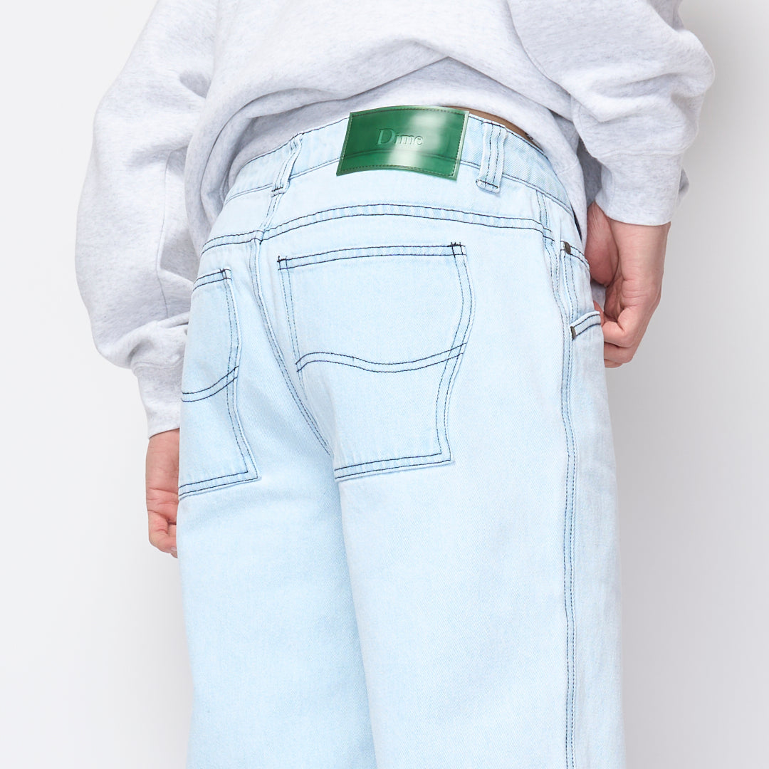 Dime - Classic Relaxed Denim Pants (Faded Blue)