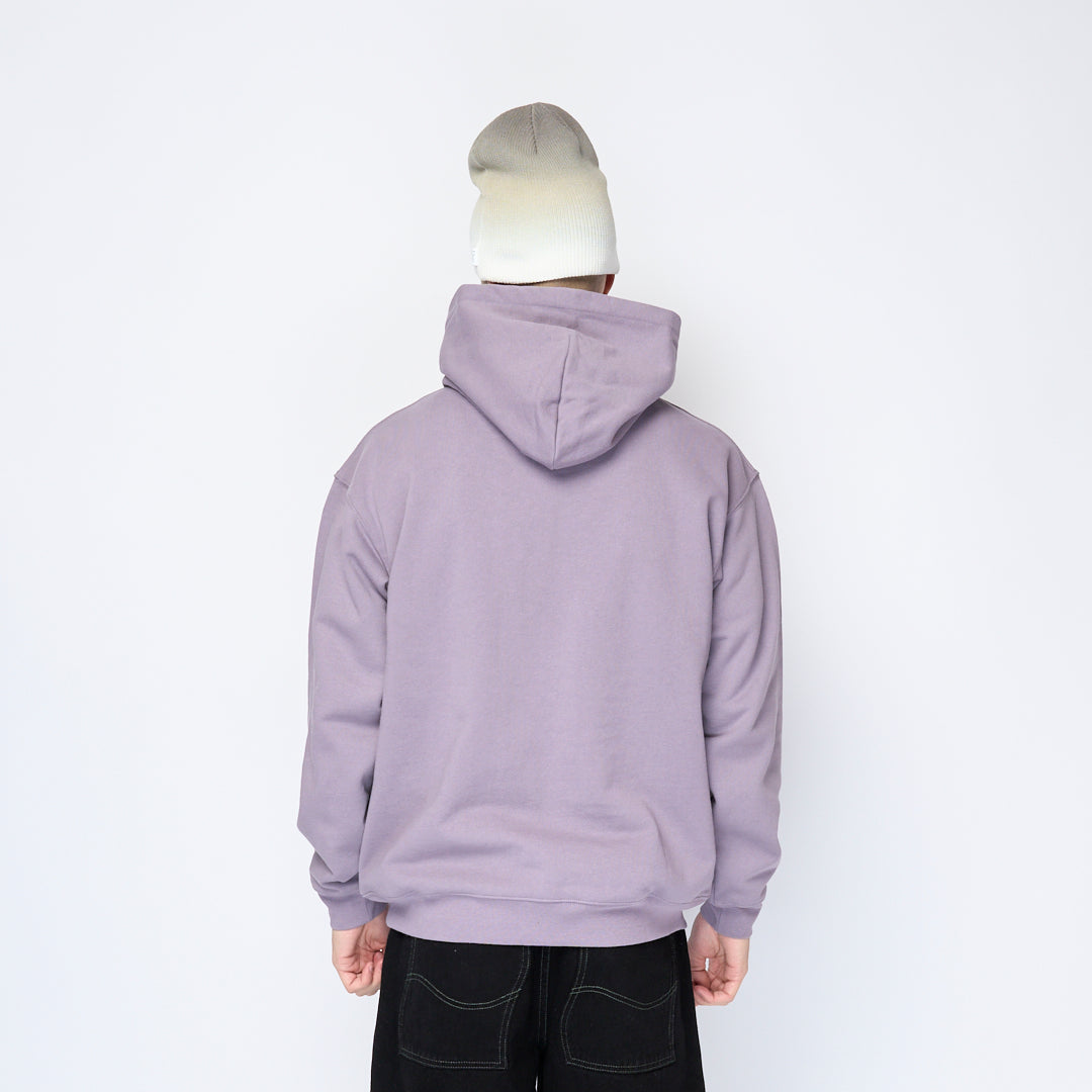 Dime - Classic Small Logo Hoodie (Plum Gray)