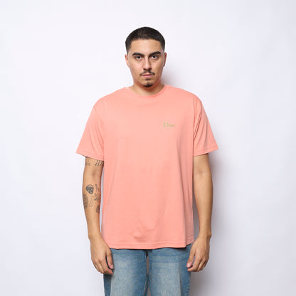 Dime - Classic Small Logo T-Shirt (Pink Clay)