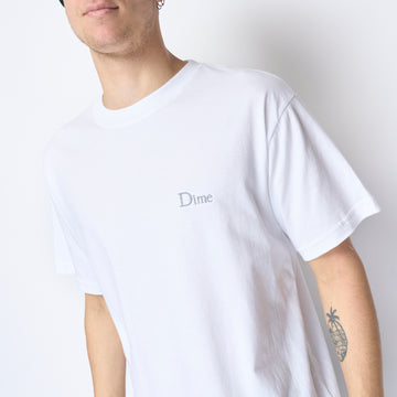 Dime - Classic Small Logo T-Shirt (White)