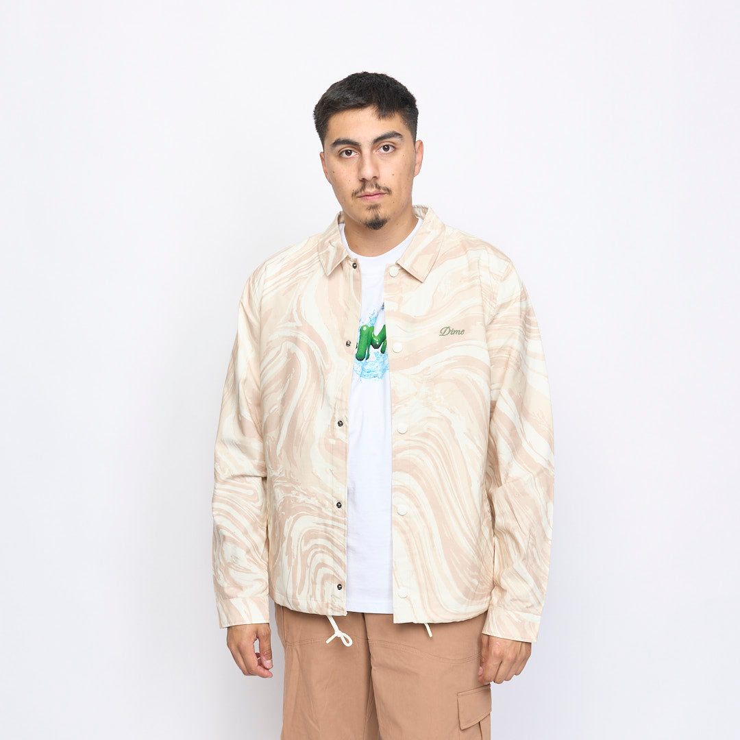 DIME MARBLE COACH JACKET CREAMquasi