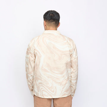 Dime MTL - Marble Coach Jacket (Cream)