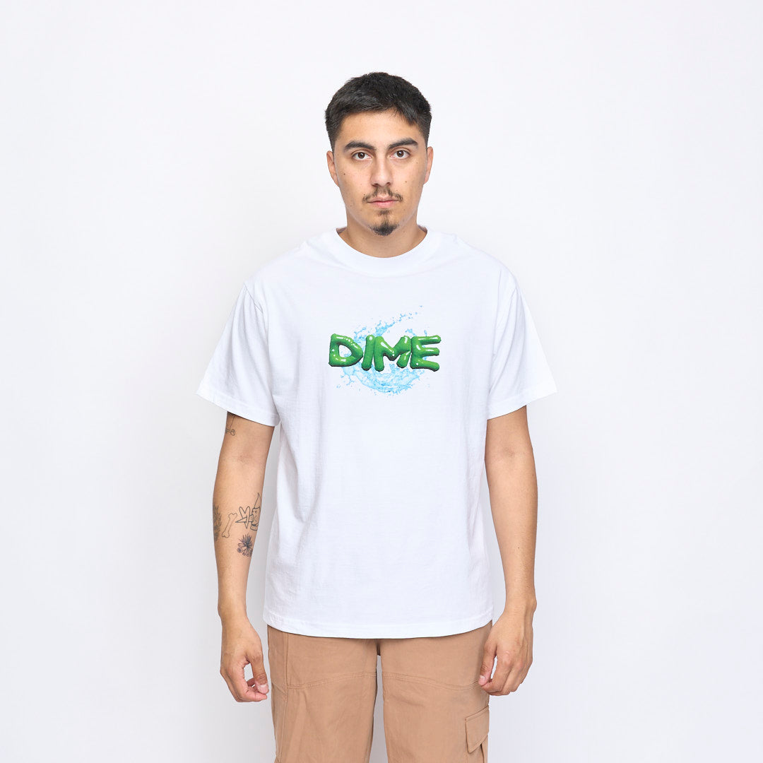 Dime MTL - Splash T-Shirt (White)