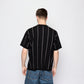 Dime - Striped SS Knit (Black)