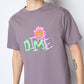 Dime - Sunny T-Shirt (Plum Gray)