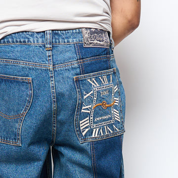 Dime MTL - Baggy Denim Pants (Knowtomatic Blue)