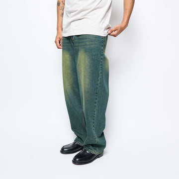 Dime MTL - Baggy Denim Pants (Sandblasted Pine)