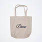 Dime MTL - Cursive Chenille Tote Bag (Concrete)