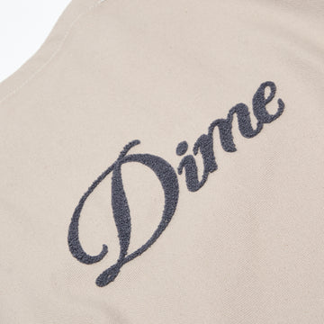 Dime MTL - Cursive Chenille Tote Bag (Concrete)